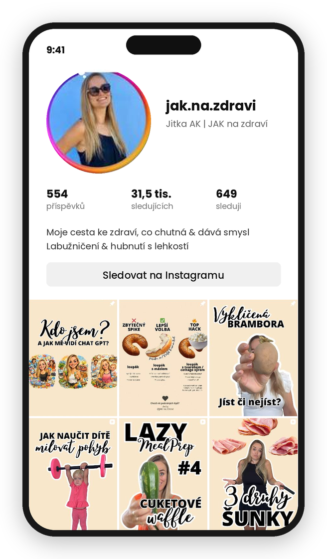 Instagram JAK.na.zdravi